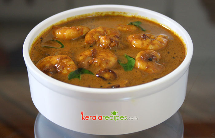 How To Make Chemmeen Theeyaleasy Prawns Theeyalkonju Theeyal