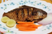 Raw mango Fish fry