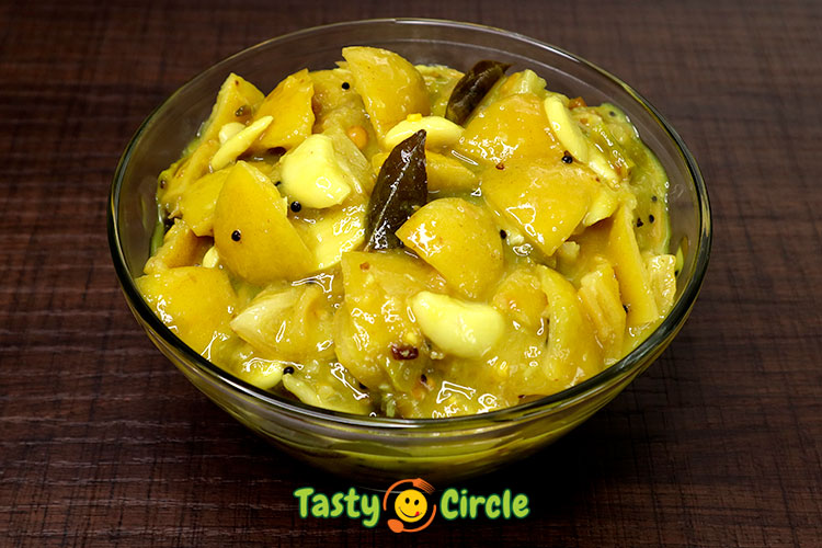 White Lime / Lemon Pickle (Velutha Naranga Achar)